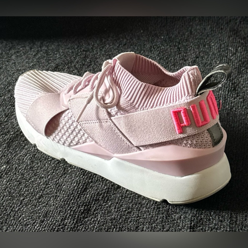Puma Muse EvoKnit Women’s Size 9 Pink Knit Sneakers Slip-On Athletic Shoes 9/10 - Picture 6 of 15
